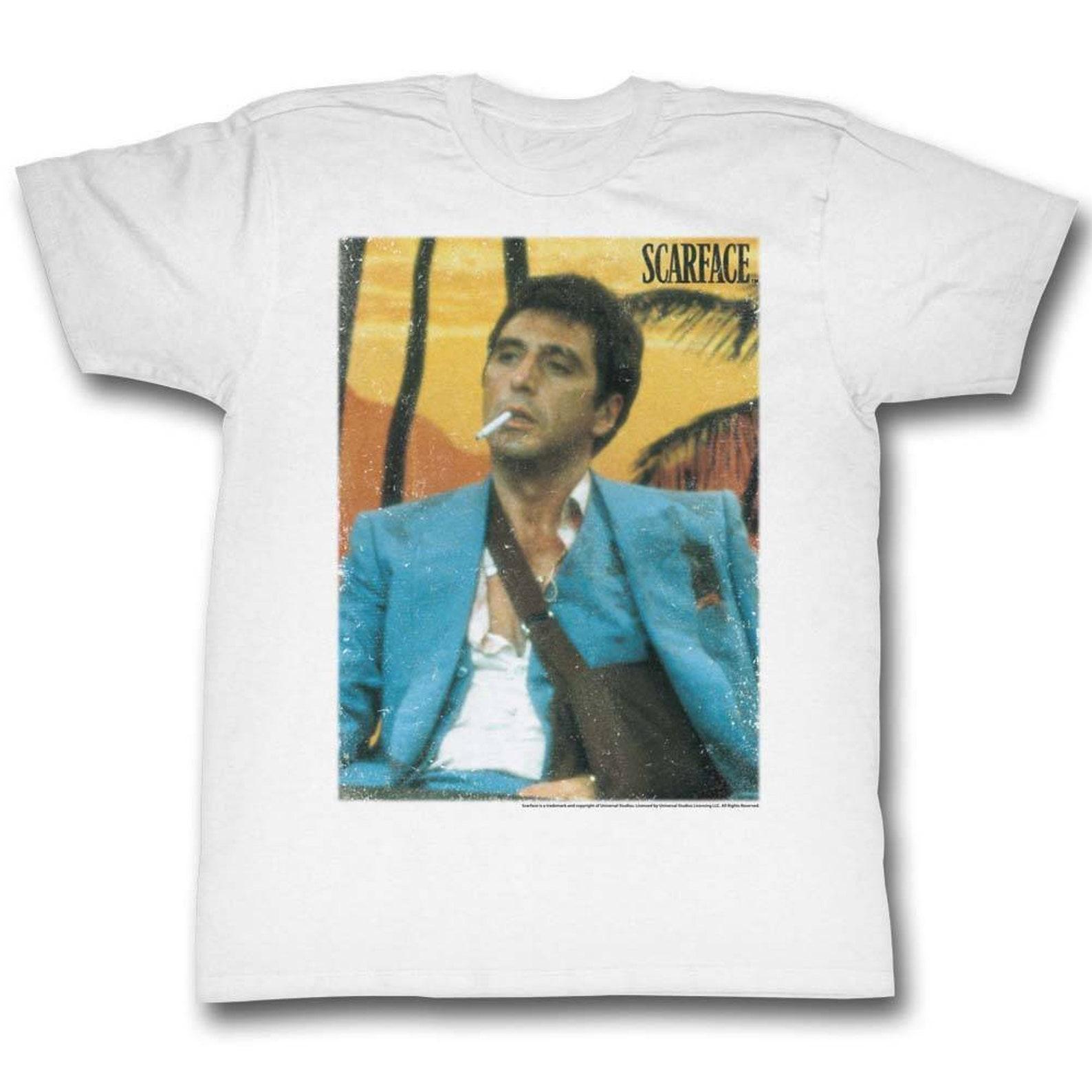 Scarface Cig White T-Shirt 4XL
