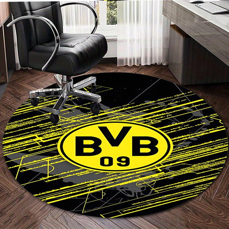 1pc B-BVB09 Print Round Carpet Chair Round Carpet Suitable for Bedroom Living Room Home Decorative Carpet