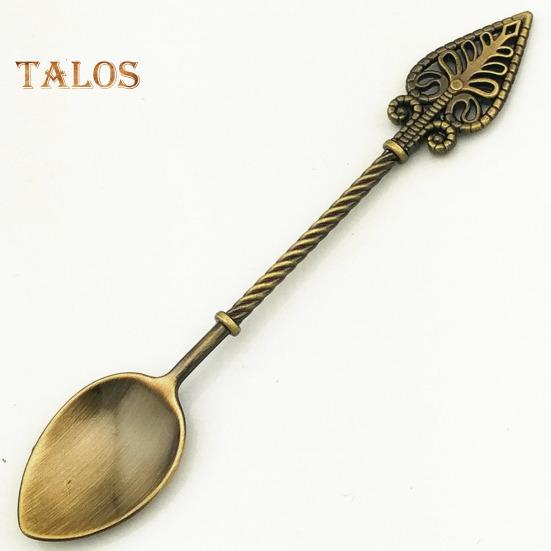 Coffee Spoon Multifunctional Stirring Vintage Exquisite Non-stick Dessert Spoon Household Supplies