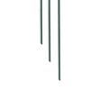 Plant Support Stake Rust Proof Dark Green Weather Proof Metal Flower Support Stake For Courtyard Garden 12 PCS