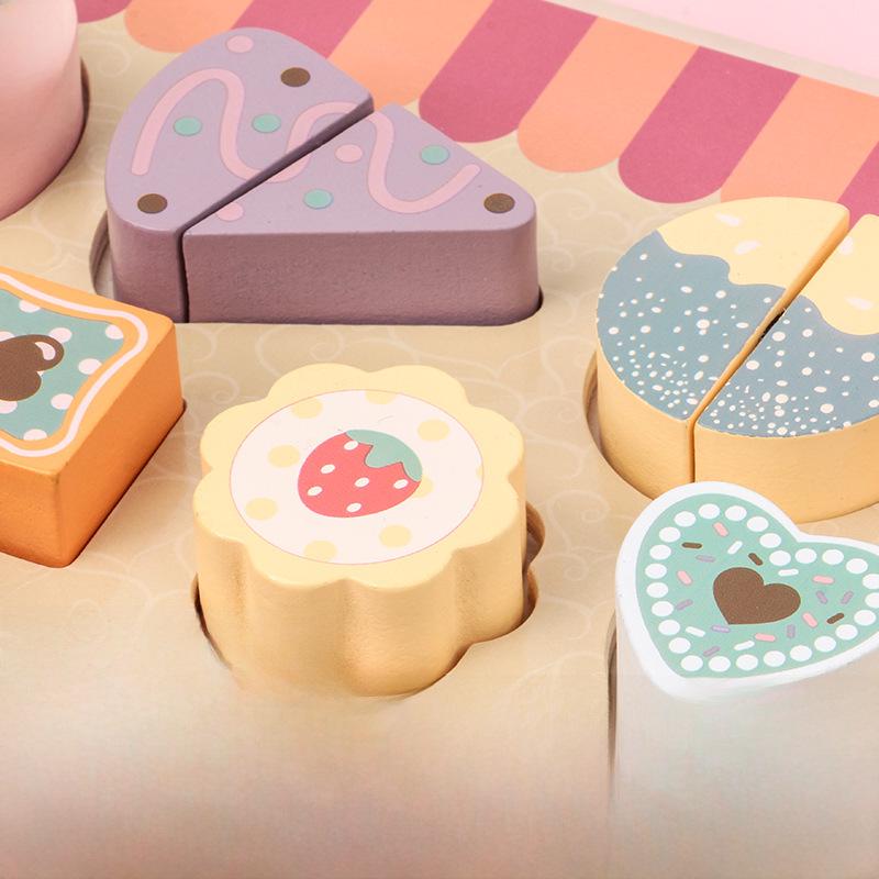 Wooden Pretend Play Kitchen Tea Set for Kids - Early Education Toy