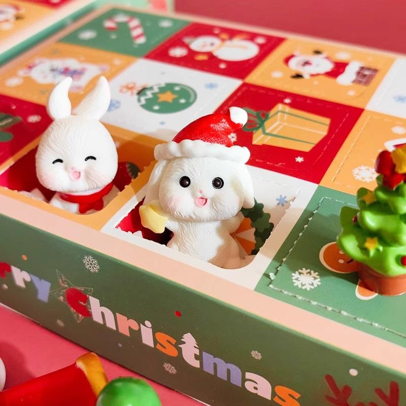 5pcs Christmas Gift Packaging Box 2026 Christmas New Year Blind Box Xmas Party DIY Blind Box Party Supplies