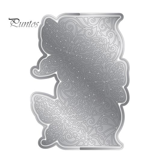 

Бабочка металлический трафарет DIY Скрапбукинг тиснение бумажные карты альбом трафарет серебряный