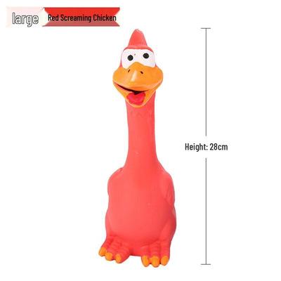 Petlimit Latex Quietschender Hühnchen Hundespielzeug