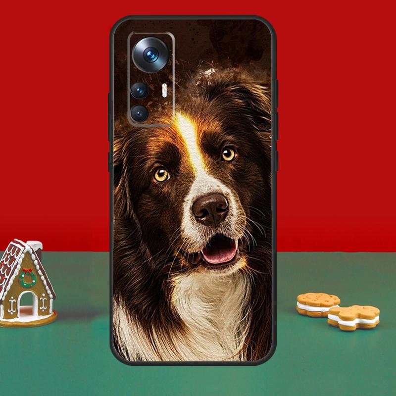 Border Collie Dog Case For Xiaomi 13T Pro 14 Ultra 12 13 Lite 11T 12T POCO F5 M6 X3 X4 X5 X6 Pro F3 M5s Cover