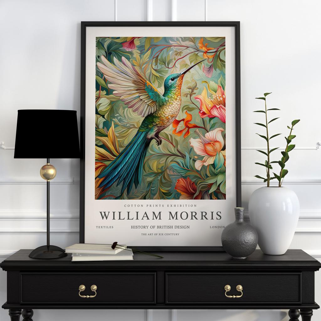 Neutral William Morris Poster Picture Botanical Animals Canvas Prints Vintage Wall Art Decorations for Living Room Exhibition