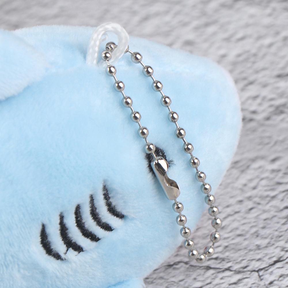 Shark Keyring 12CM Simulation Shark Shark Key Chain Key Chain Pendant Ocean Animal Shark Plush Toy