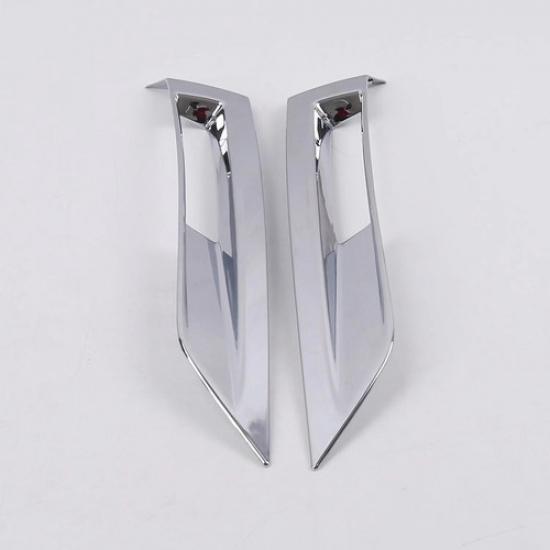 Chrome Rear Fog Light Taillight Frame Cover Trim For 2016- Nissan Kicks