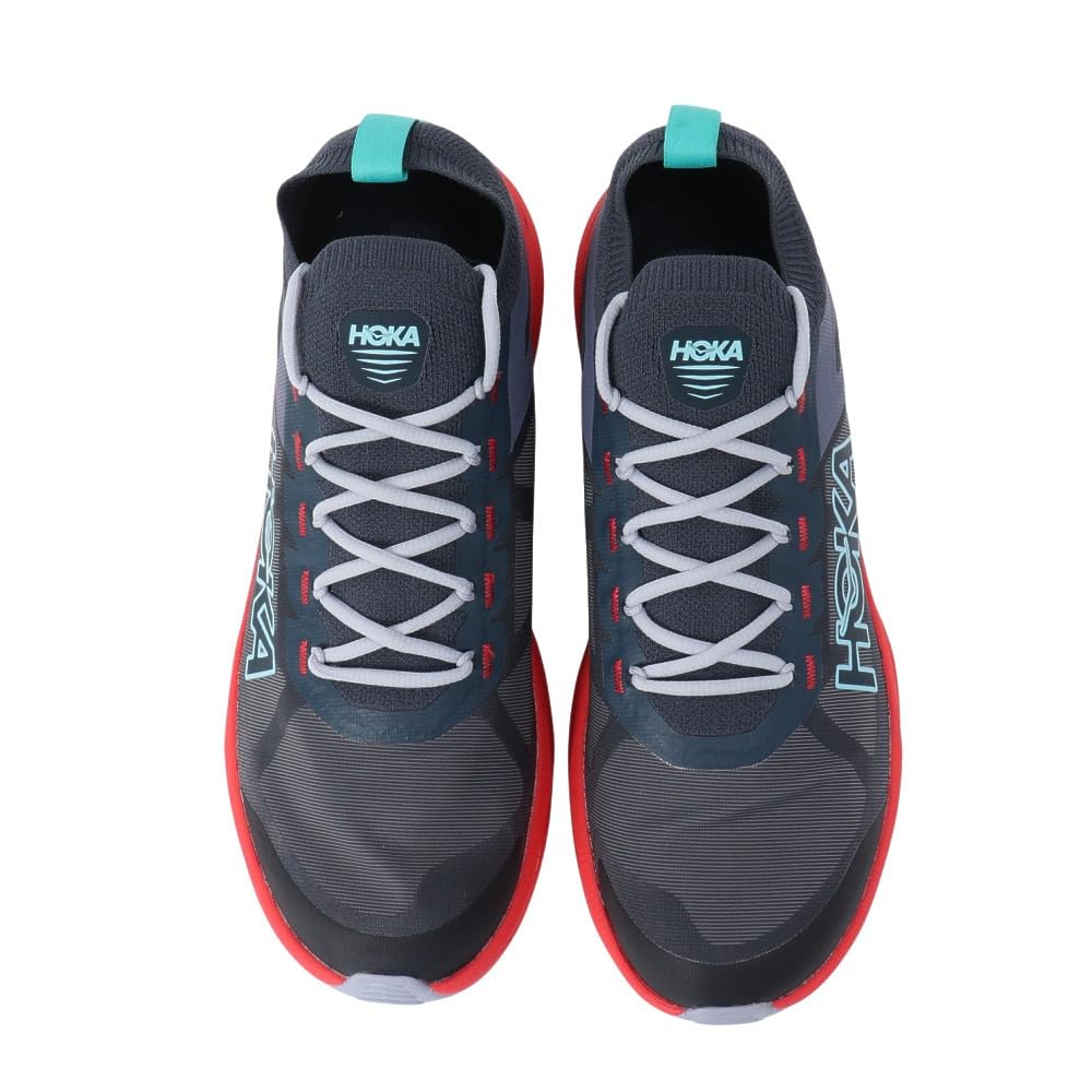 HOKA Zinal 2 Trail Running Shoes x Size (Navy Red, 26.5, Men's, 1141491-SSC)