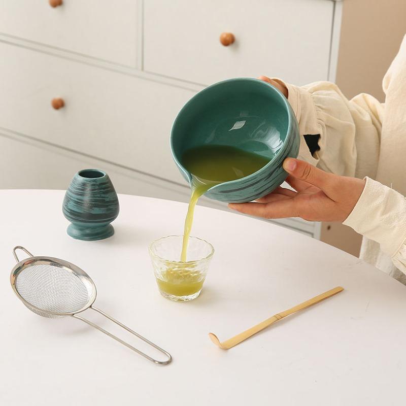 Japanese Matcha Whisk Stand Tea Ceremony Matcha Bowl Bamboo Whisk Grinder Brushes Tea Tools Holder Tea Accessories Teaware