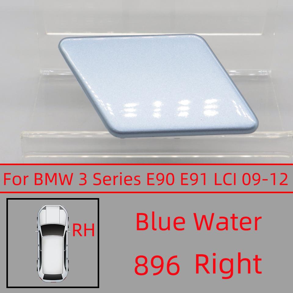 Headlight Washer Nozzle Cover For BMW 320 325 328 330 335 E90 E91 LCI 2009-2012 Sprayer Lid Cap Painted Washer Jet Cover Cap