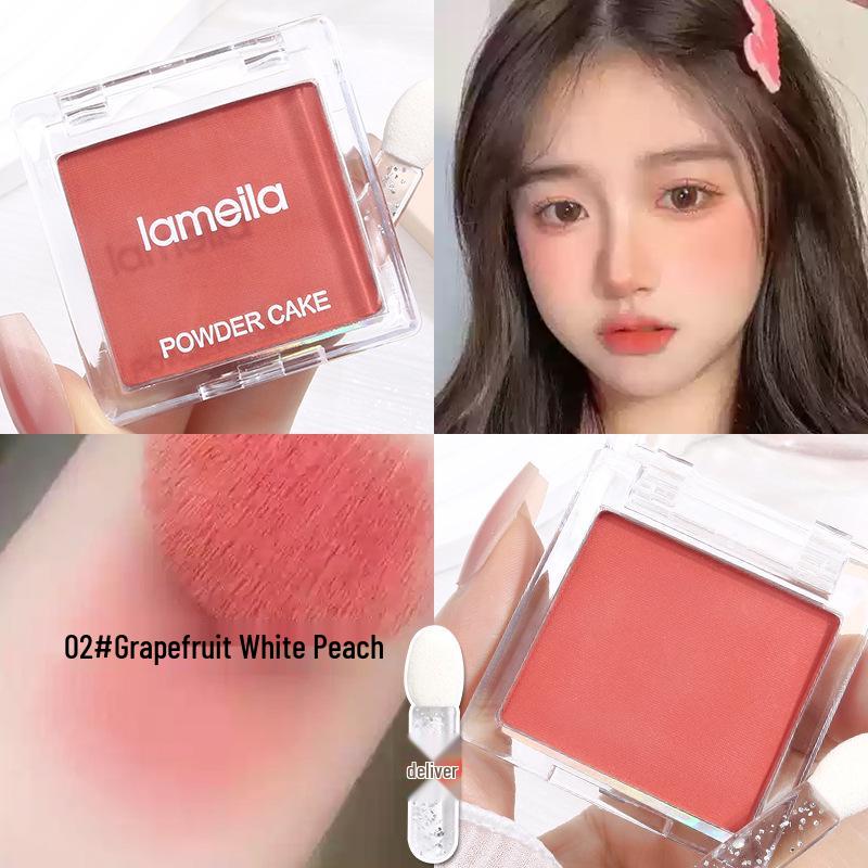 Monochrome Rouge Blush Palette - Waterproof, Long-lasting Matte Nude for a Natural, Delicate Complexion and Energetic Eyeshadow.