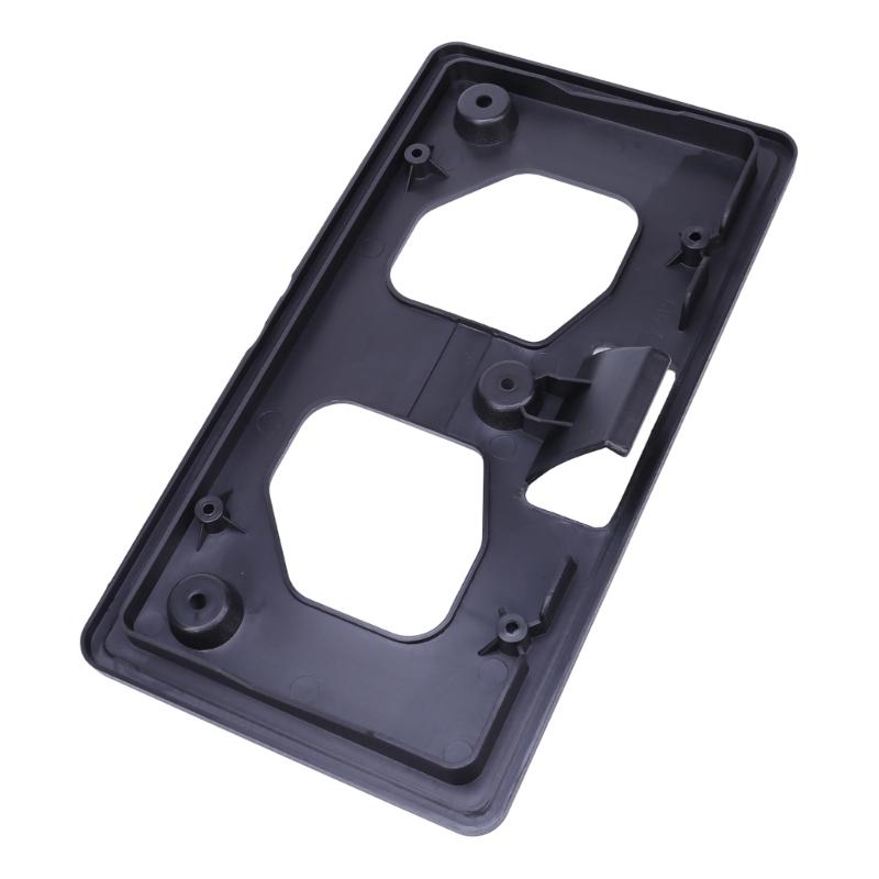 License Plate Bracket, Black ABS Front Mount, Plate Support for 2017-2019 Vehicle Application, Replaces HO1068124 191275377604 with Screw Point Design
