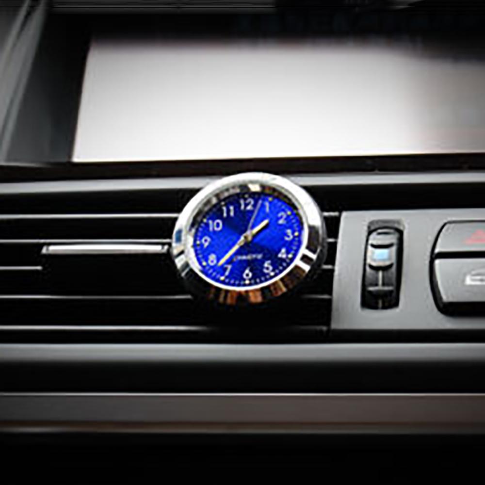 Car Clock A/C Vent Clip Perfume Refill Storage Reservoir Quartz Watch Styling 1P