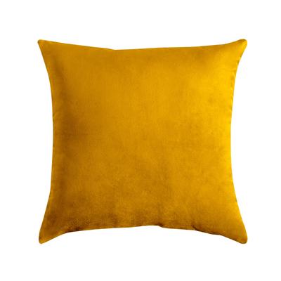 Decorative Pillowcase, Yellow/Mustard, Velvet