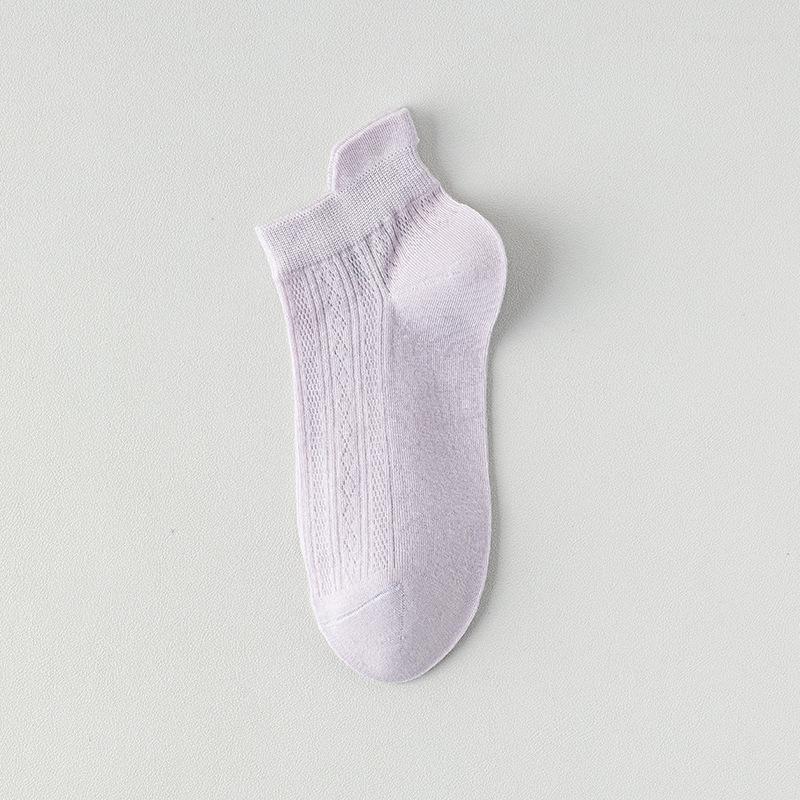 Women s Mesh Low-Cut Boat Socks - Breathable, Thin, Hollowed-Out Short Socks for Spring, Summer, and Autumn. One Size