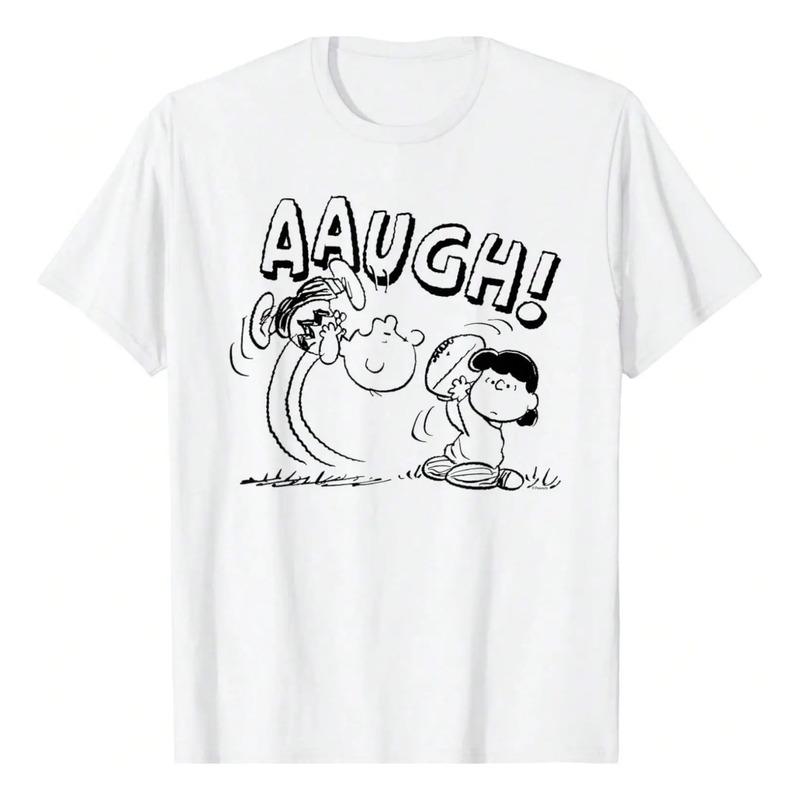 Peanuts - Camiseta Lucy Football Kick Augh S