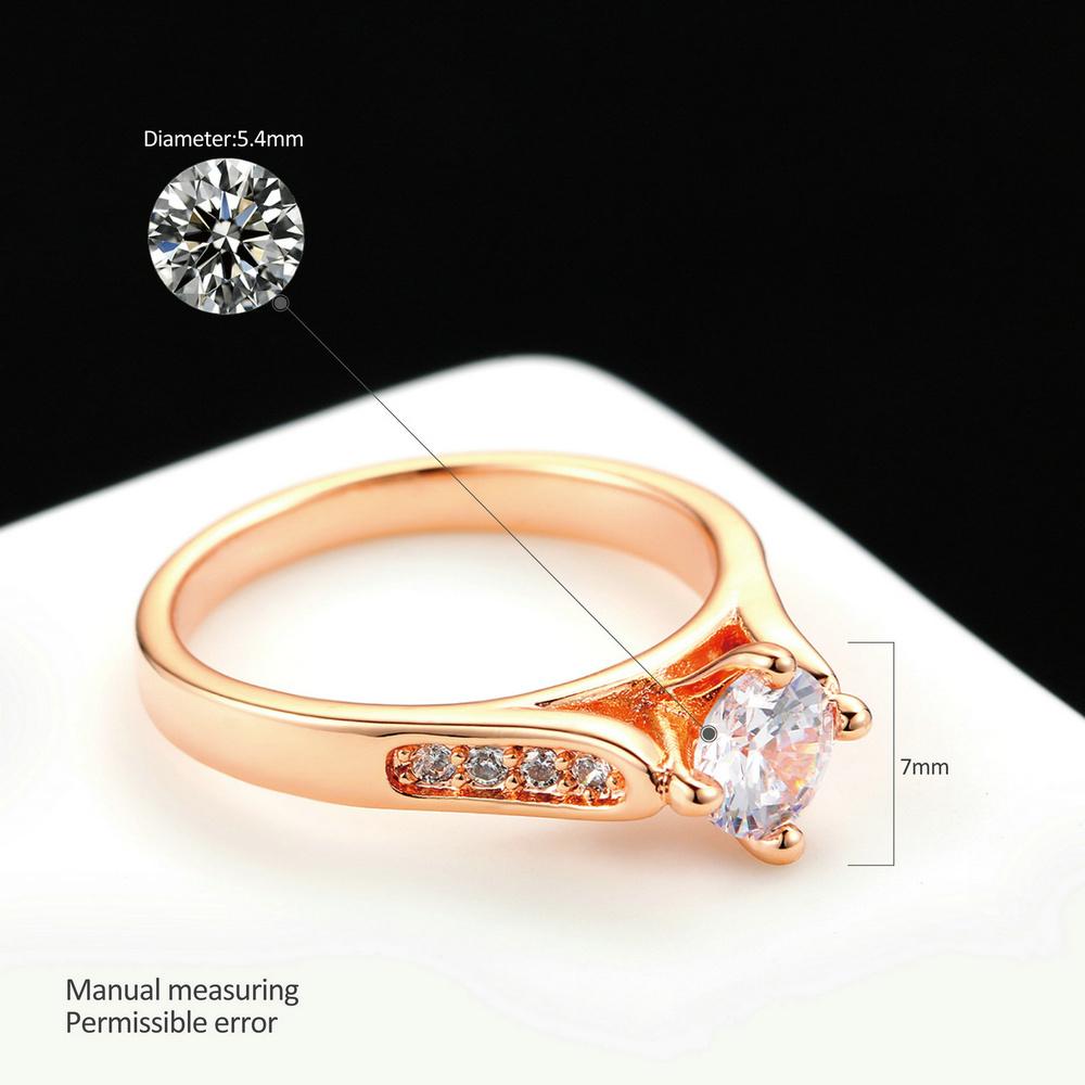 Popular Fashion Latest Design Ladies Cheap Sample Rose Gold Wedding Engagement Rings R065