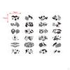 Face Paint Stencils, Body Painting Template Durable, Masquerade Festivals Portable Carnivals Party