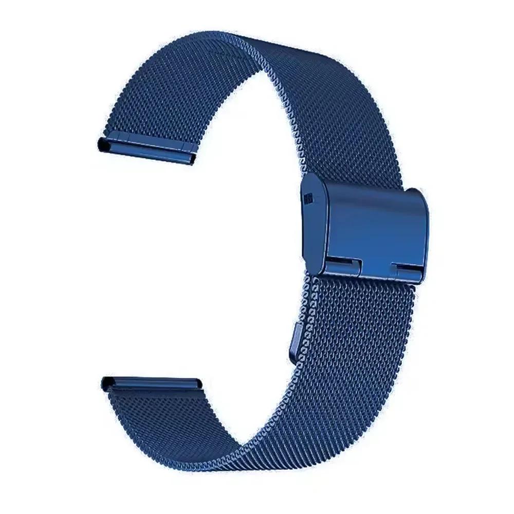 22mm Metal Milanese Watchband For Realme Watch 5/Realme S2 S S Pro Stainless Steel Replacement Strap For Realme 2 2 Pro/3 3 Pro