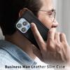 iPhone 15 Pro Max Magnetic Leather Flip Cover with MagSafe Card Slot