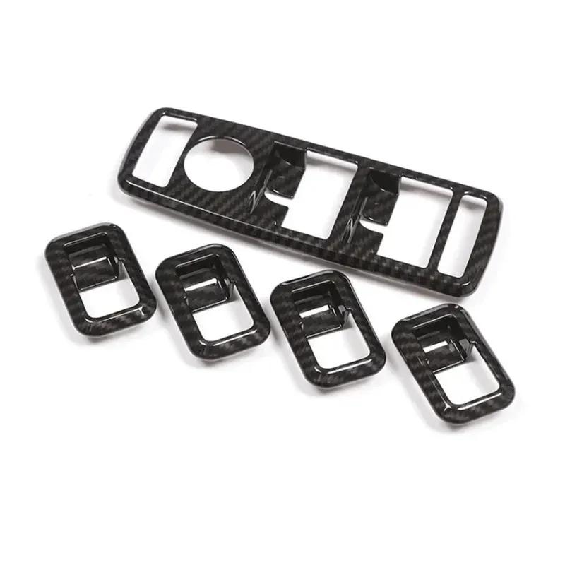 Car Window Glasses Lift Button Cover Switch Frame Trim For Mercedes Benz W204 GLA X156 CLA C117 A W176 B W246 Class Accessories