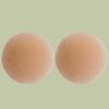1 Pair Silicone Nipple Covers, Women's Reusable Adhesive Nipple Pasties, Round Breast Petals, Invisible Ultra Thin Sticky Bra