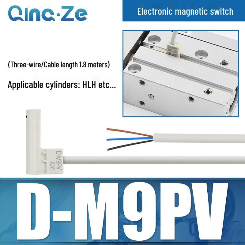 Magnetischer Zylindersensor: D-A93 Zwei-Draht & CS1-F Drei-Draht Endschalter