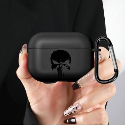 Weiche Kopfhörerhüllen Abdeckung Hülle Für Airpods 2 1 Pro 3 Pro2 4 Pro3 Marvel Punisher Cool