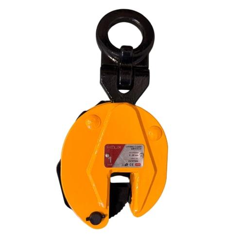 

HELIX Vertical Lifting Clamp, 1000kg, Locking Type, Vertical Lifting Clamp, Lifting Clamp, 1ton
