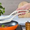 Essential Cooking Utensils Convenient 2in1 Spatulas Tongs Essential Cooking Tool for Flipping and Grip Food