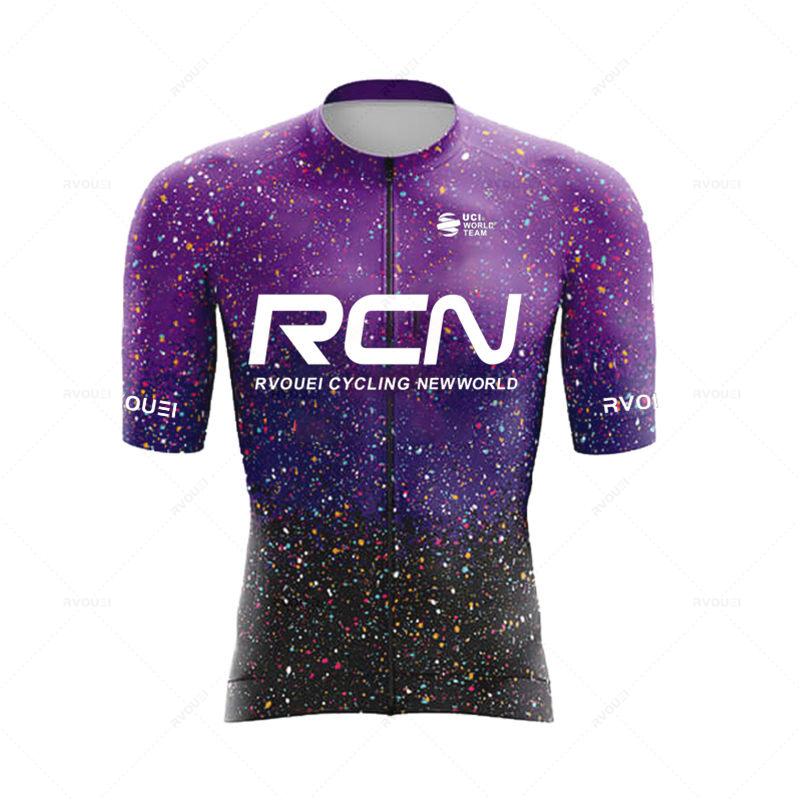Ropa De Ciclismo 2025 RCN Neuankunft Sommer Herren Kurzarm Radtrikot Triathlon Team MTB Mountain Race Radbekleidung