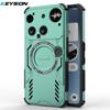 KEYSION Custodia Dissipazione Calore Forata per Nothing Phone 3 Silicone+PC Raffreddamento Magnetico Antiurto Copertura per Telefono per Nothing Phone 3
