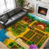 Crystal Velvet Rug Custom Name Text, Soft Non Slip Floor Mat Home DecorStardew Valley