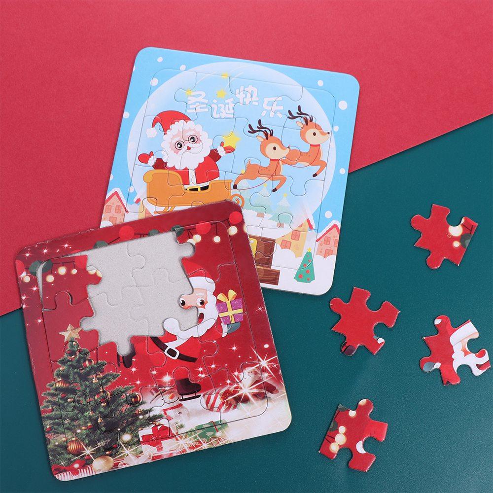 Christmas Christmas Puzzle Toys Santa Claus Cartoon Jigsaw Puzzles  Christmas Gifts