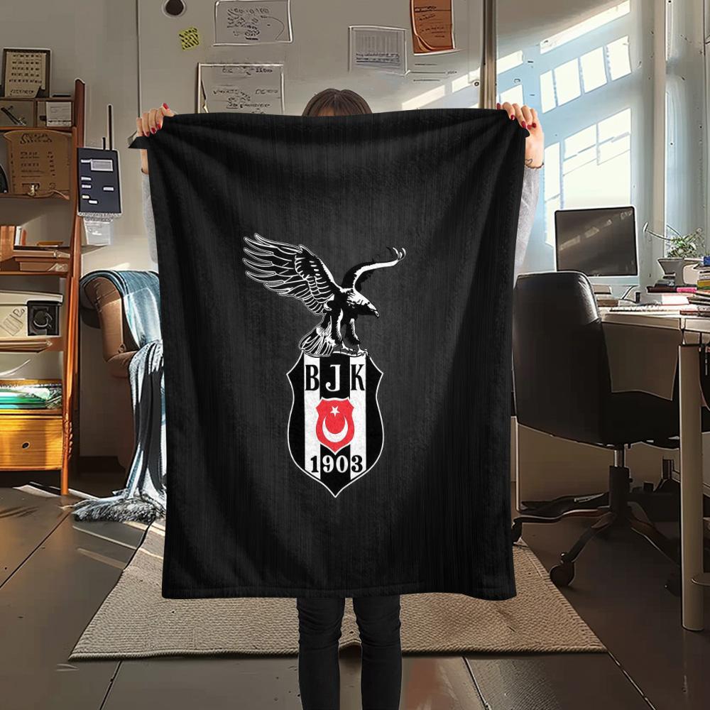 BJK Flannel Blanket, High quality Comfortable for All Seasons, Home Decor, Warmth and Comfort