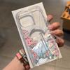 Landscape Scenery Magnetic Wireless Charge Case For iPhone 11 12 Pro Max 17 Air 16 16E Mini 7 8 Plus Clear Soft Cover