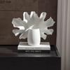 Blooming Flowers Ceramic Vase Desk Decoration Floral Arrangement Artificial Flowers Decorative White Vases Room Aesthetic Decor