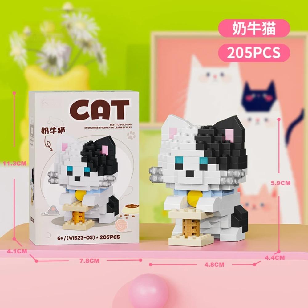 Adults Animals Micro Particle Building Blocks Toy for Children 6 to 12 Years Old Boy Birthday Gift Dog Cat Mini Bricks Girl Toys