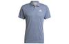 Polo Shirts Men's Blue Polo Collar Moderate Straight Fit GQ3730
