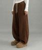 FUZZY SCAN Teddy Corduroy Wide Pants
