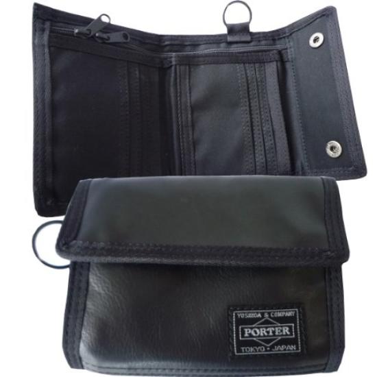 

[Porter] Yoshida Bag Folding Wallet ALOOF 023-01084 Black