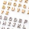 Copper Mini English Letter Charm For DIY Jewelry Making Findings Accessories