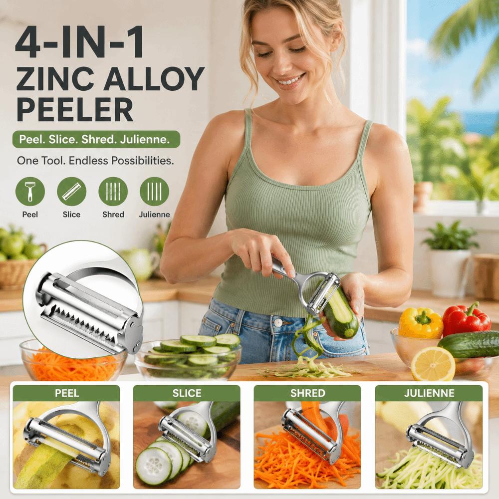 Alloy Vegetable Peeler Sharp Fruit Potato Peeler Multifunctional Kitchen Peeler Bar Kitchen
