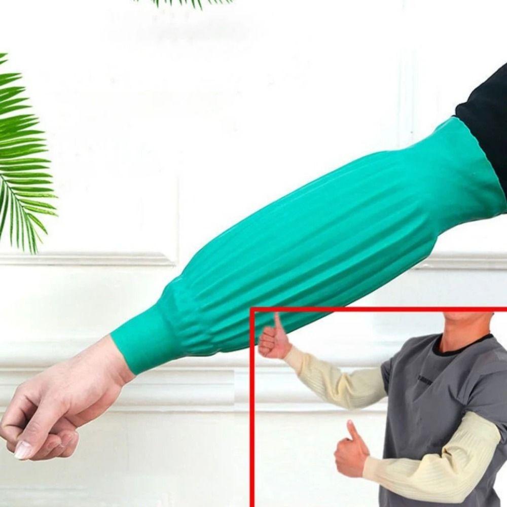 Waterproof Housekeeping Sleeve Cover Lengthening Arm Protector Durable Latex Arm Sleeves  Cooking