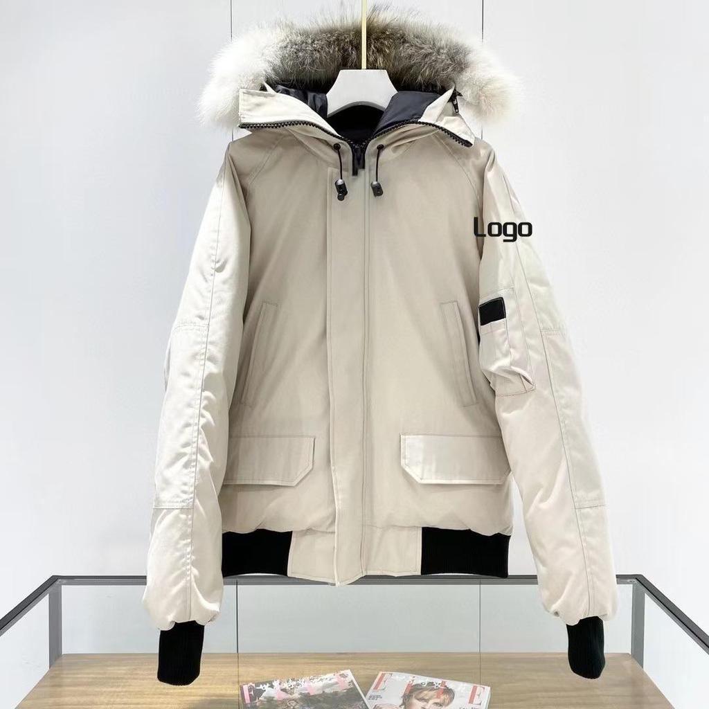 Unisex Canada Goose Down Bomber Jacket 01 - Couple's Parka Coat
