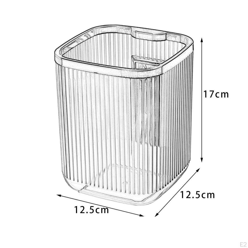 Compact Desk Waste Bin for Home And Office Organization