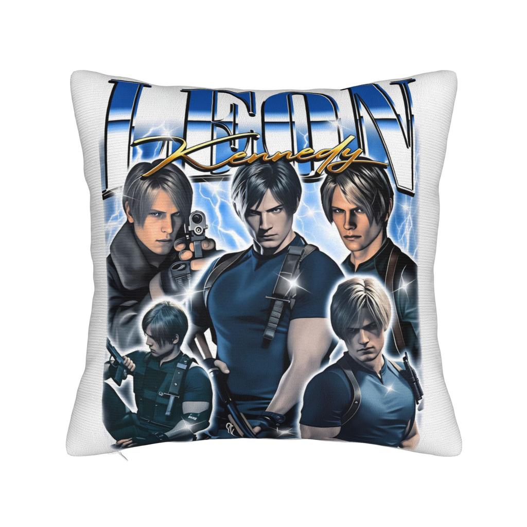 Leon Kennedy Pillow Case Graphic Pillow Cover For Sofa Home Decoration Novelty Pillowcases