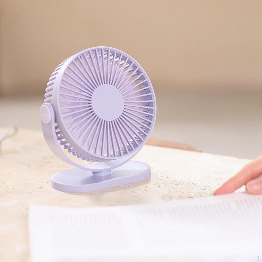 Compact USB Desk Fan Personal Cooling for Travel Outdoor