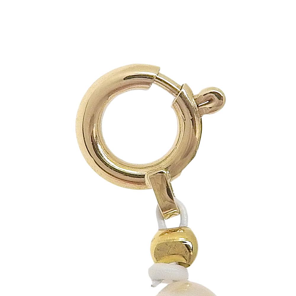 Pearl Necklace Baby Pearl Pearl/K18 Yellow Gold 8.1g Women Used
